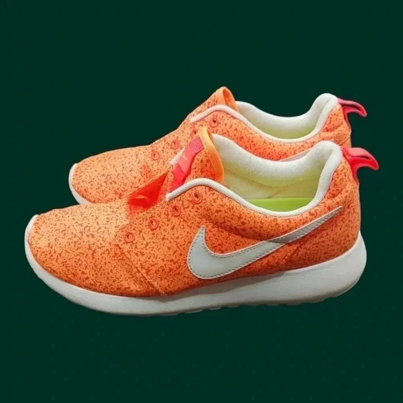 Nike rosherun sneakers lightweight orange/wht size 7 - Picture 2 of 10